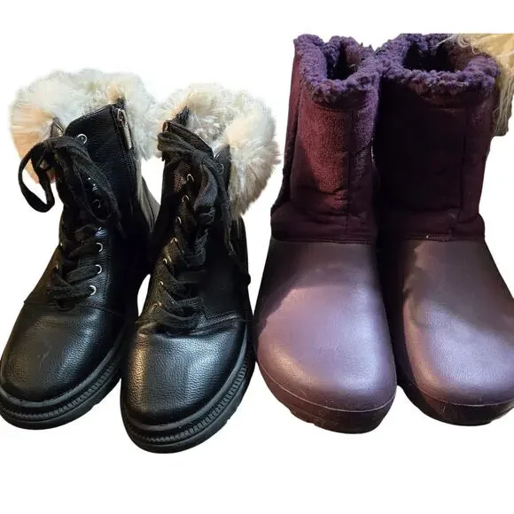 Bulk Men’s Women’s Snow Boots Shoe Lot of 9 Name Brand Wholesale Reseller ROI - Picture 4 of 11